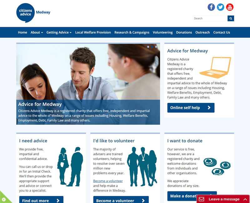 Medway Advice website